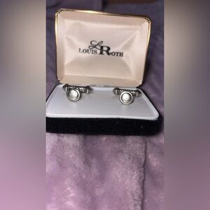 ****Buy Louis Roth Silver Cufflinks & Get The Gold Free*****
